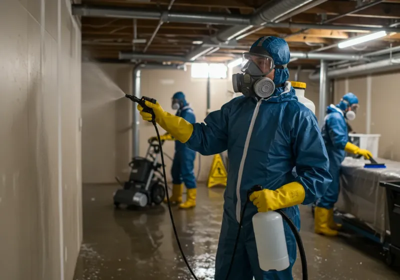 Basement Sanitization and Antimicrobial Treatment process in Lanai City, HI